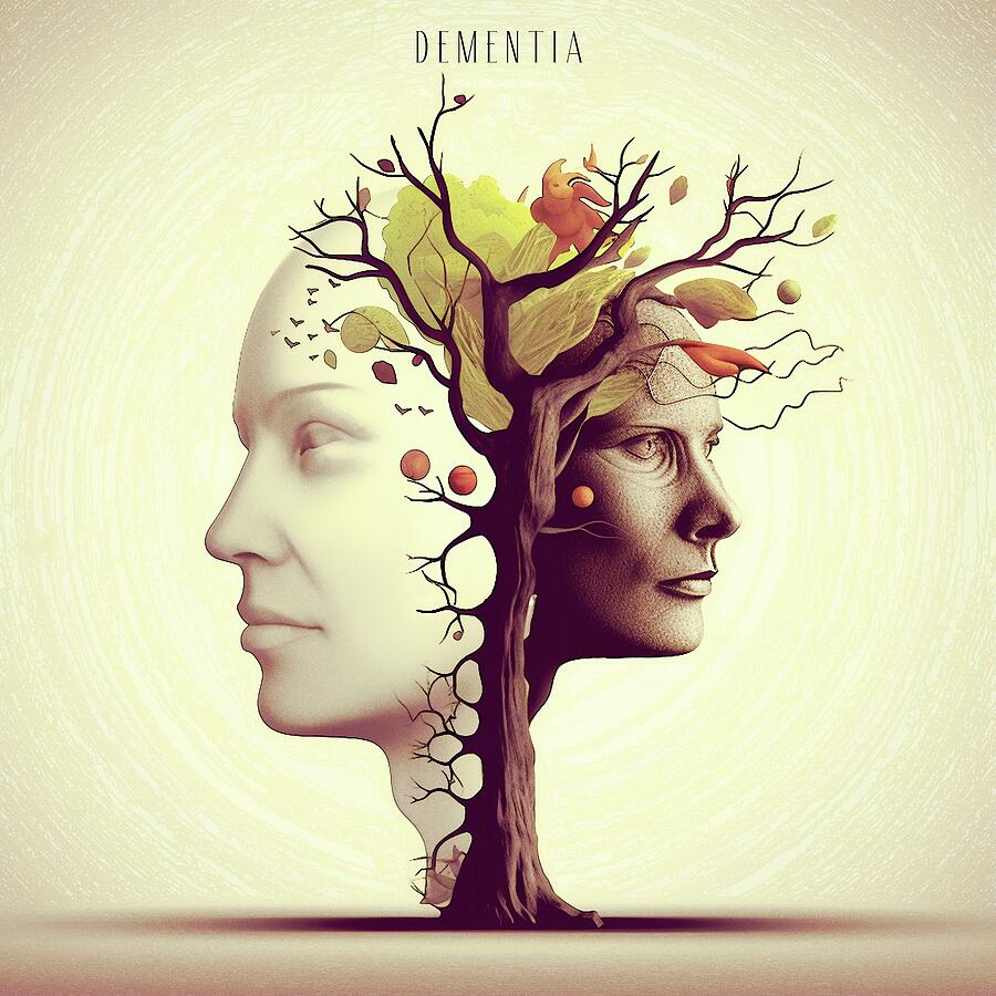 Dementia - Original Digital Art by Chris Bee