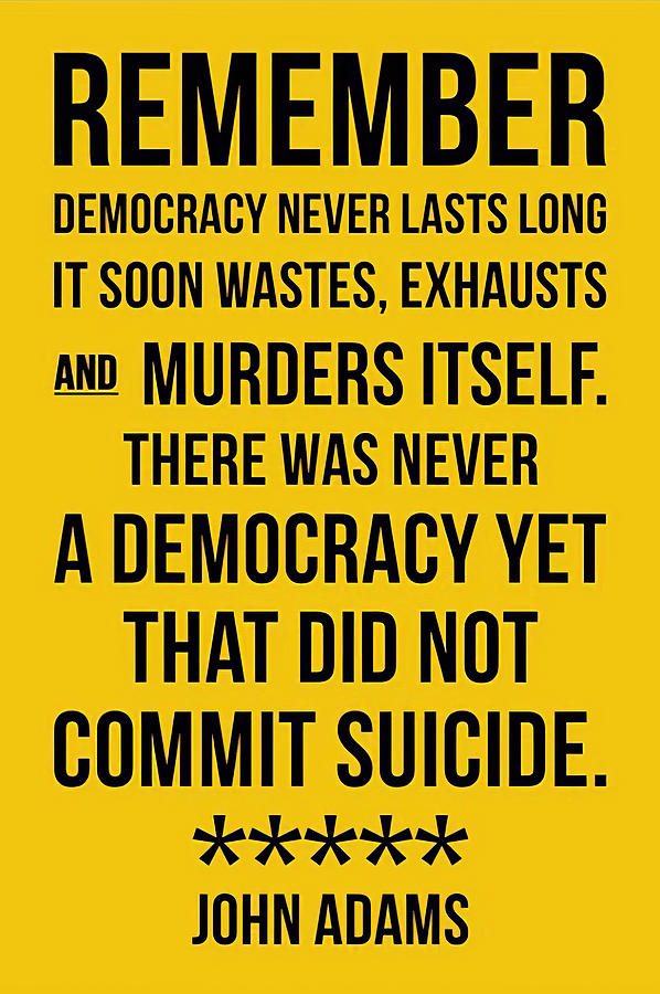 Democracy Commits Suicide Photograph by Floyd Snyder