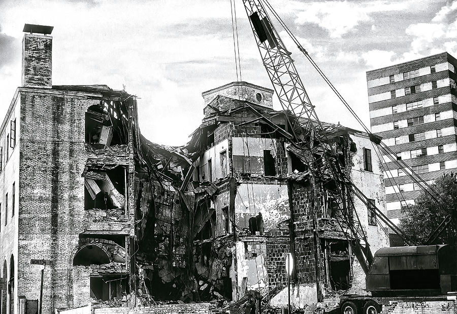Demolition Of A Department Store Photograph