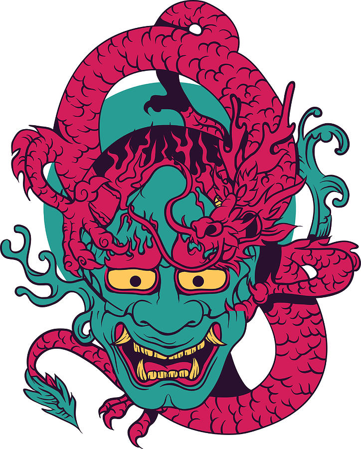 Dragon Digital Art - Demon Chinese Dragon by Jacob Zelazny