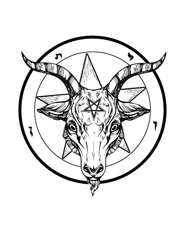 Demon Goat Baphomet Digital Art by Ritik Nandre | Pixels