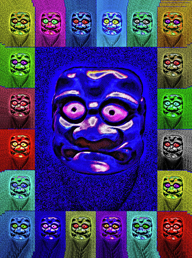 Demon Digital Art - Demon Mask. by Andy i Za
