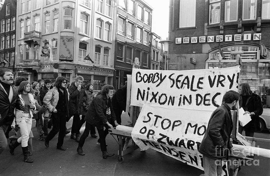 City Photograph - Demonstration for the Black Panther activist Bobby Seale by Granger