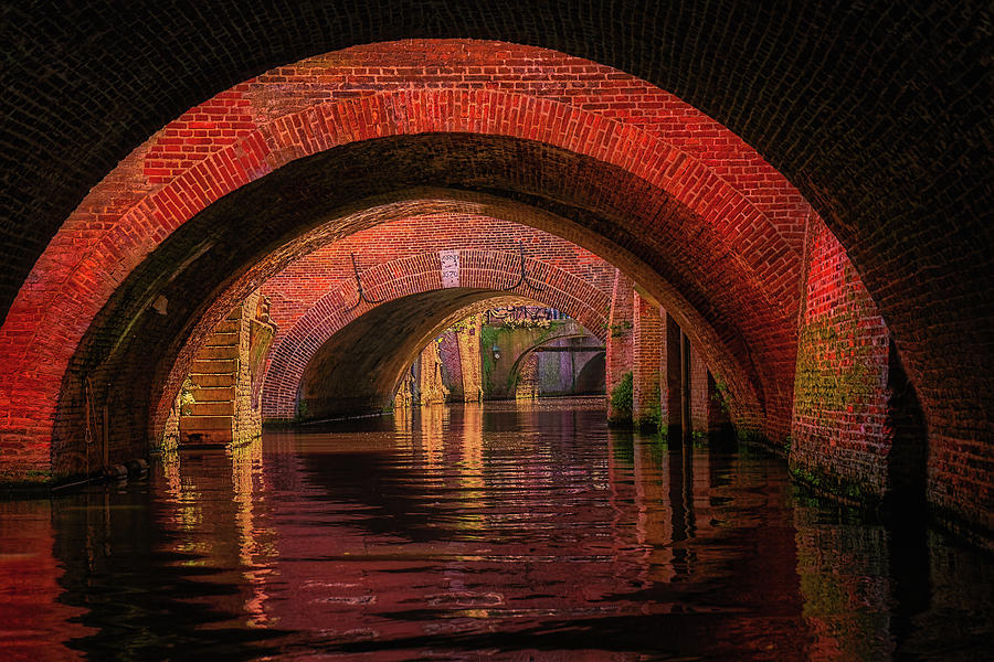 Bridge Photograph - Den Bosch 3 by Thomas Hall