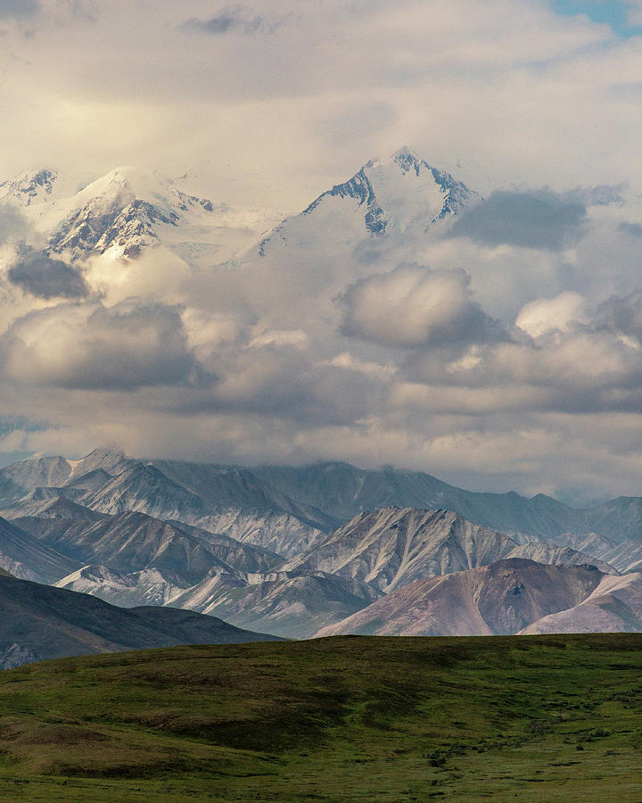 Denali in the Clouds Photograph by Terri Morris | Fine Art America