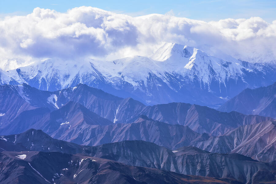 Denali Mountain Ranges Photograph by Gary F Richards