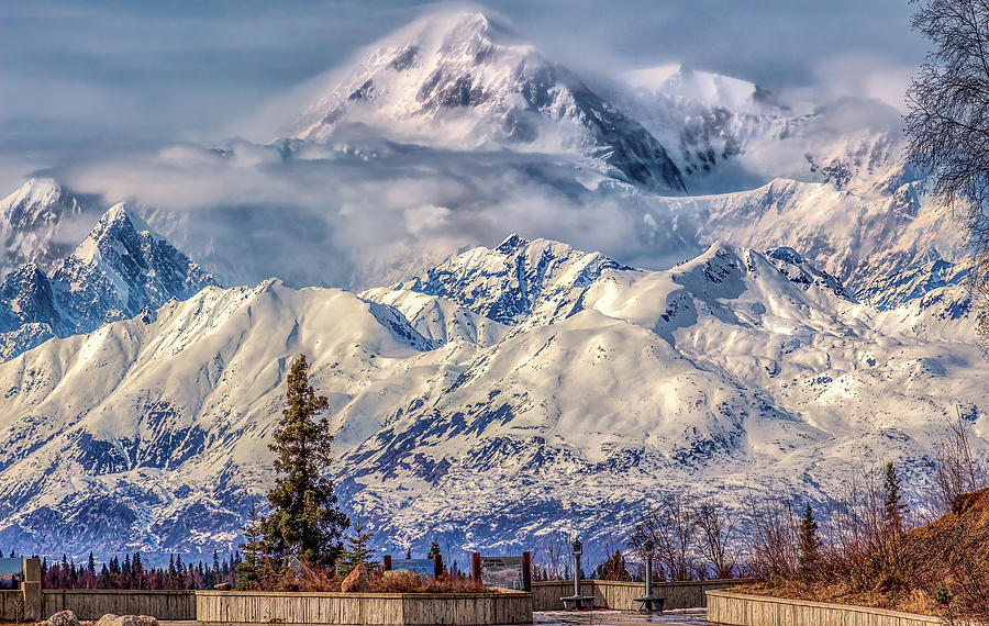 Denali View Alaska Photograph by Michael W Rogers