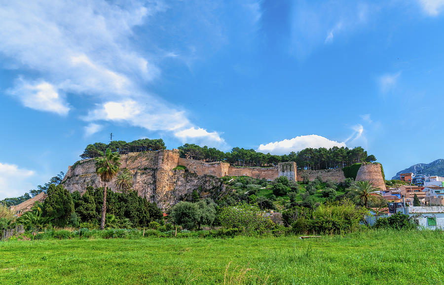 Denia Castle Alicante Costa Blanca Spain historic fortification with ...