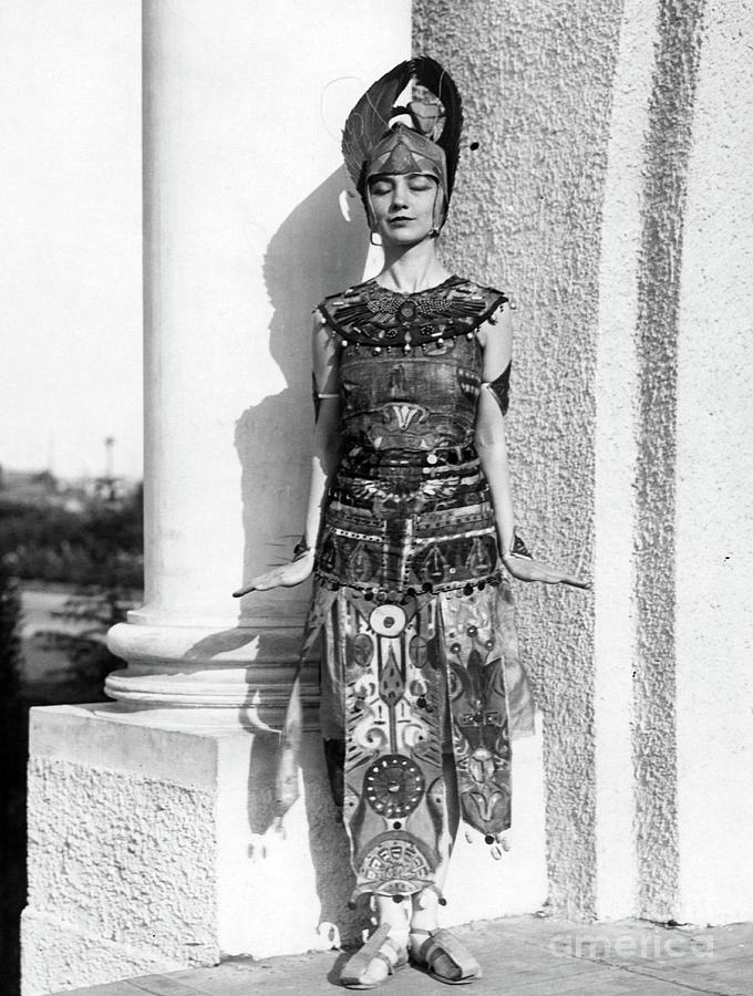 Denishawn Egyptian Dancer 1924 Photograph by Bizarre Los Angeles Archive