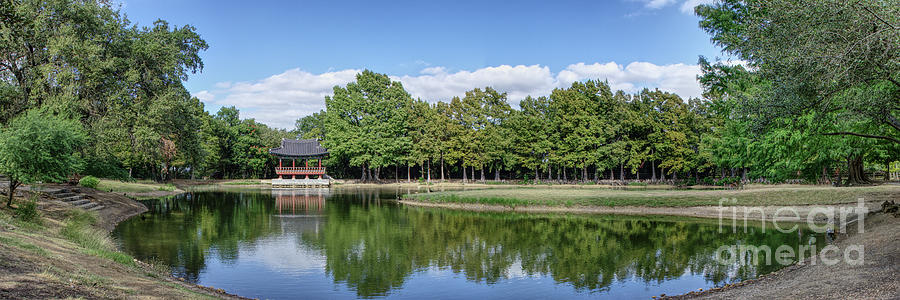 Denman Park Lake Panoramic Photograph by Jerry Editor | Fine Art America