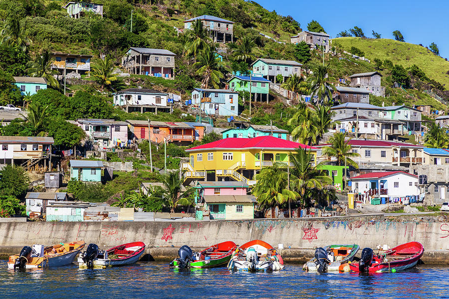 Dennery Harbor Photograph by Stefan Mazzola