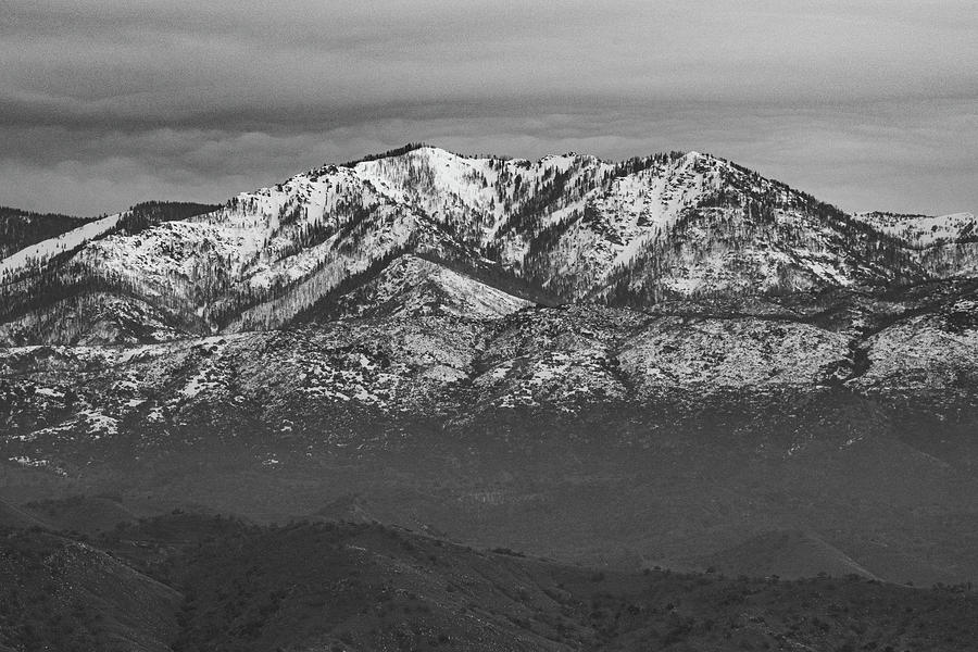 Dennison Mountain B/W Photograph by Brett Harvey