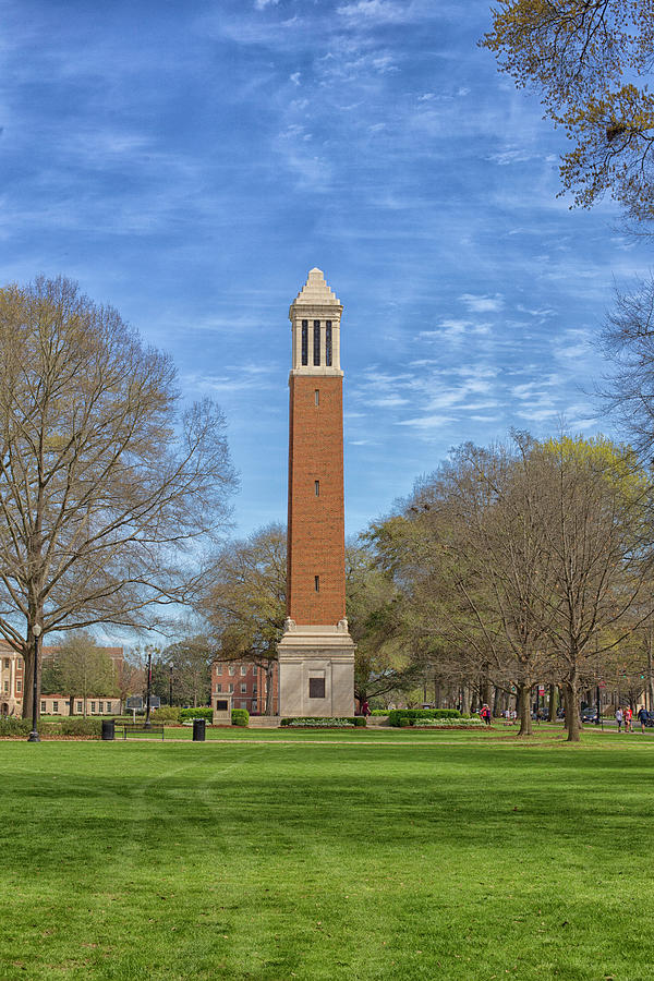 Denny Chimes Photograph - Denny Chimes - Blue Sky by Eric Overton Denny Chimes Photograph - Denny Chimes - Blue Sky by Eric Overton