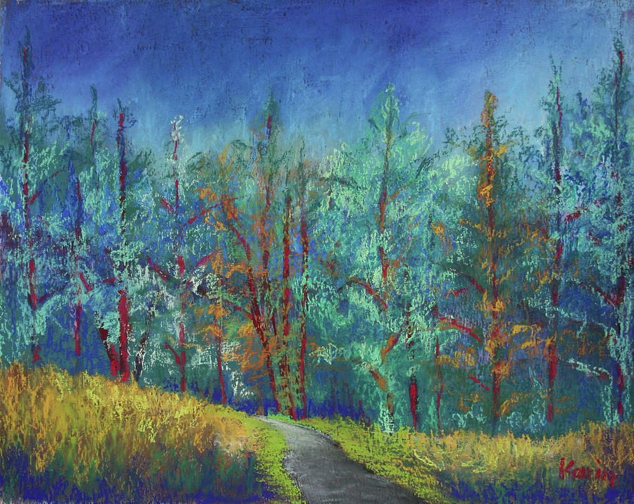 Dense Forest Painting by Karin Eisermann