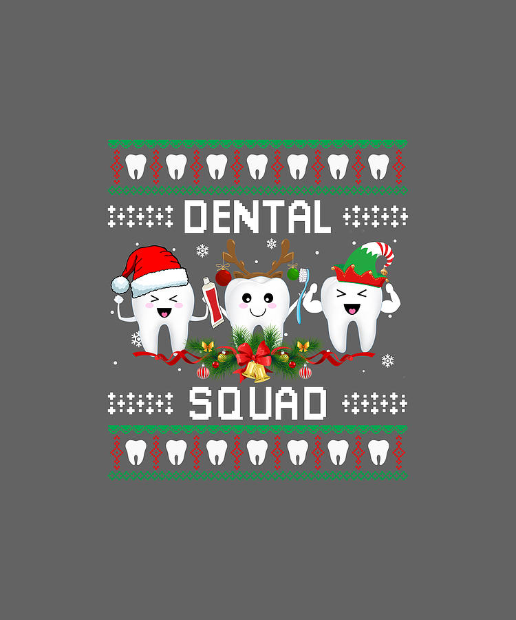 dental christmas sweater