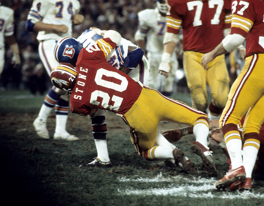 Denver Broncos vs Washington Redskins - September 30, 1974 Photograph by Nate Fine