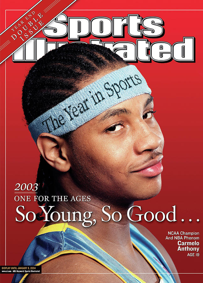 Denver Nuggets Carmelo Anthony, 2003 SI Year in Sports Issue Cover  Photograph by Sports Illustrated