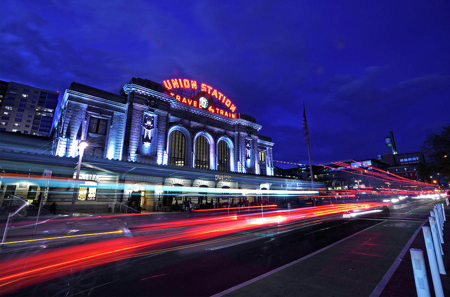 Sunset Photograph - Denver Union Station by Rick Wilking