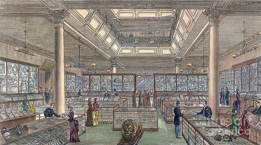 Department Store, 1884 Photograph by Granger