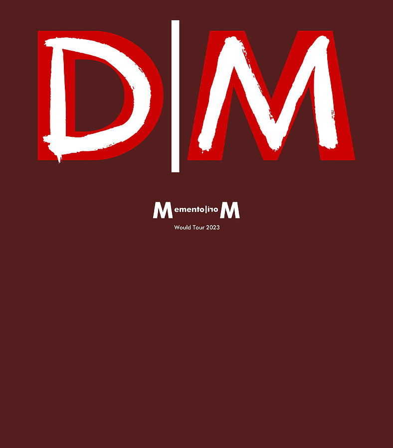 DEPECHE MODE MEMENTO MORI TOUR 2023 font Digital Art by Debbie Romeo - Fine  Art America
