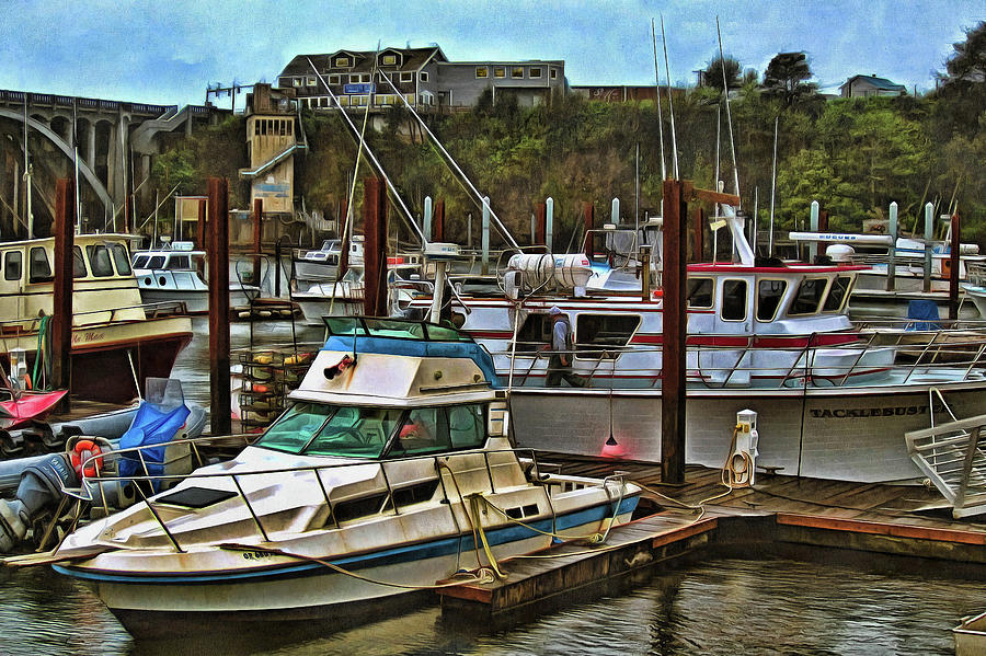 Depoe Bay Harbor Photograph by Thom Zehrfeld Fine Art America