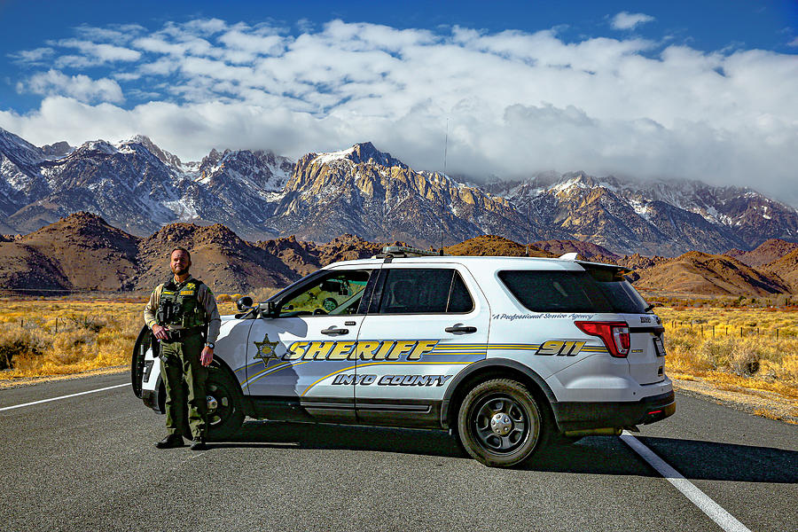 Deputy Frisbie and his Rig Photograph by Don Hoekwater Photography