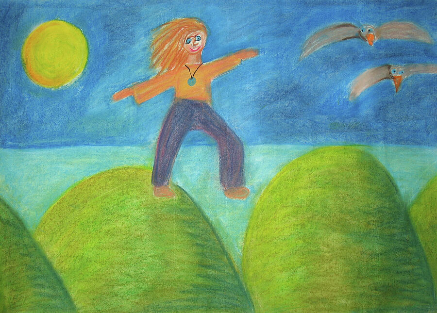 Der Sprung Pastel by Anke Platow Der Sprung Pastel by Anke Platow