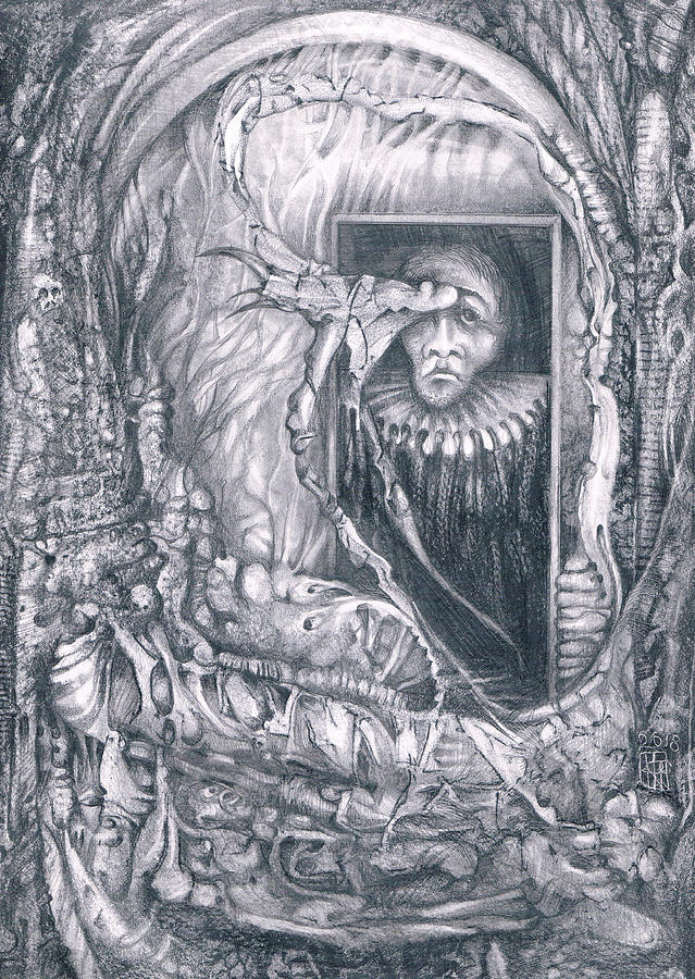 Der Traurige Amerikaner Drawing by Otto Rapp