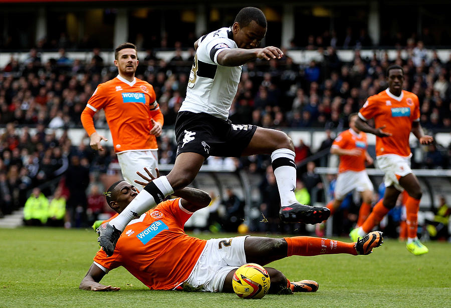 Derby County v Blackpool - Sky Bet Championship Photograph by Ben Hoskins