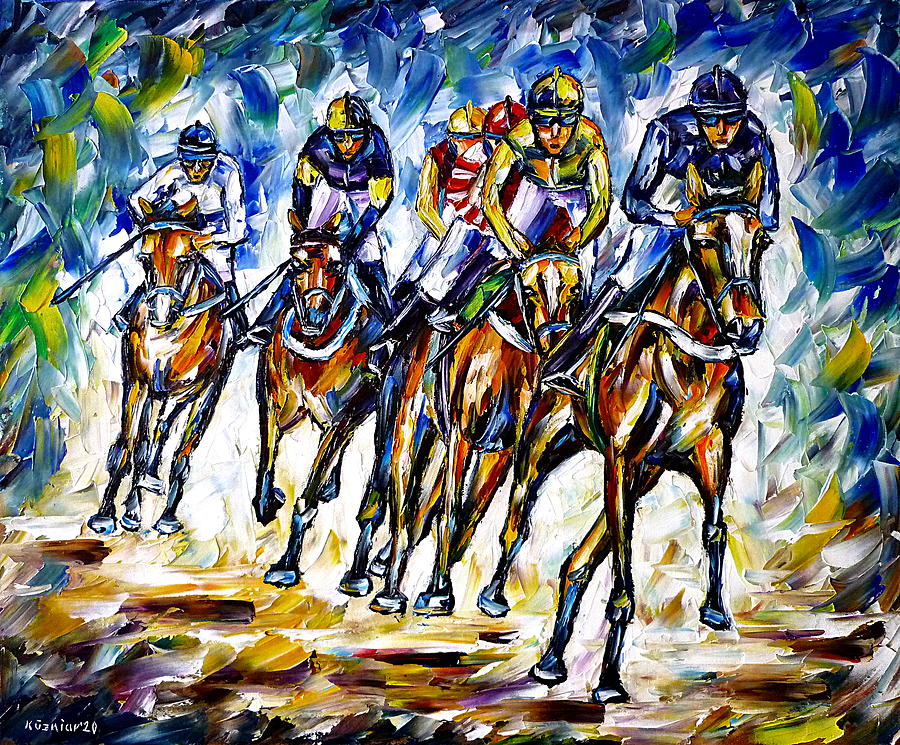 Derby Painting by Mirek Kuzniar