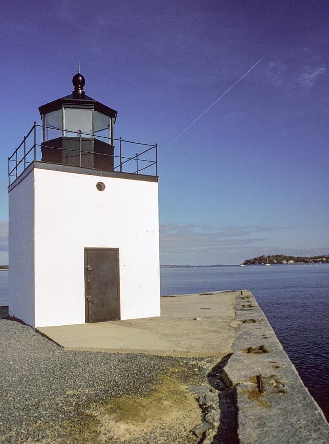 Derby Wharf Lighthouse Photograph by Nautical Chartworks