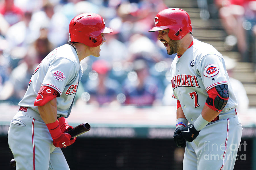 Derek Dietrich and Eugenio Suarez Photograph by Ron Schwane Derek Dietrich and Eugenio Suarez Photograph by Ron Schwane