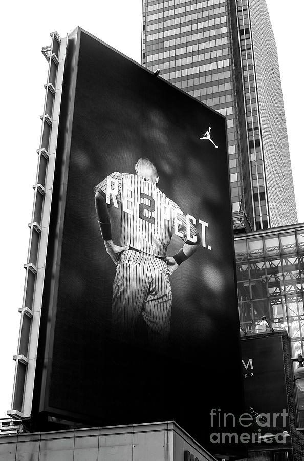 Derek Jeter Re2pect Billboard New York City Photograph by John Rizzuto