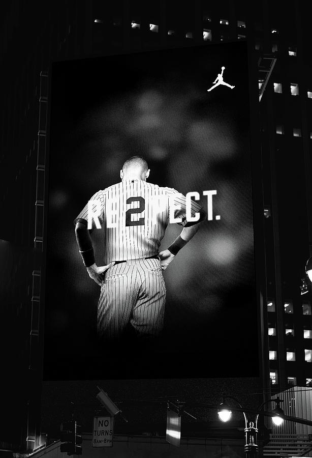 Derek Jeter Respect Billboard NYC Photograph by Laura Fasulo