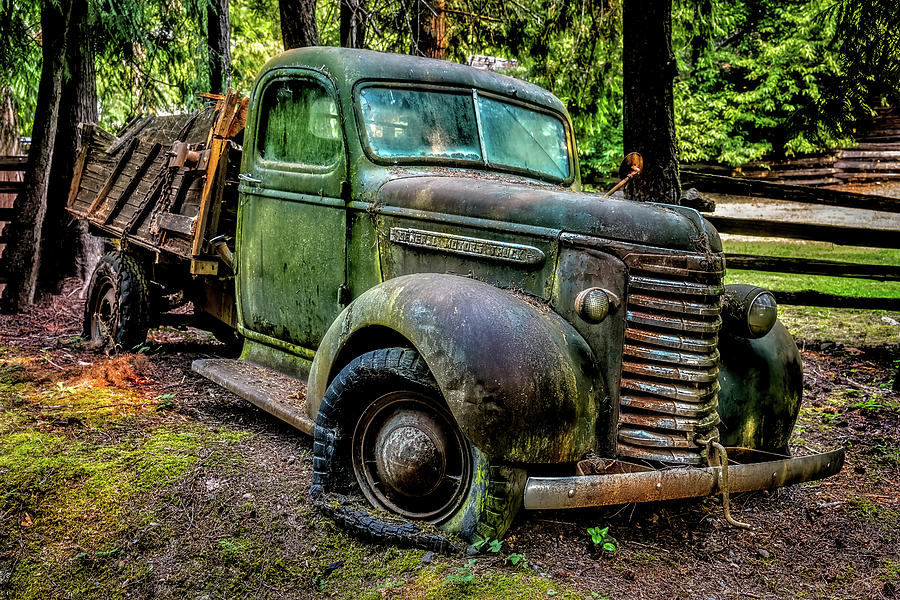 Derelict General Motors Truck Photograph by Brian Nicol - Fine Art America