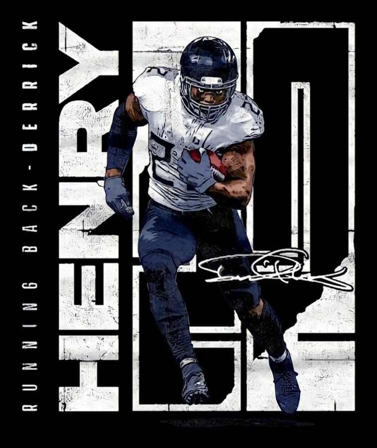 Derrick Henry Youth T-Shirt by Kelvin Kent - Pixels