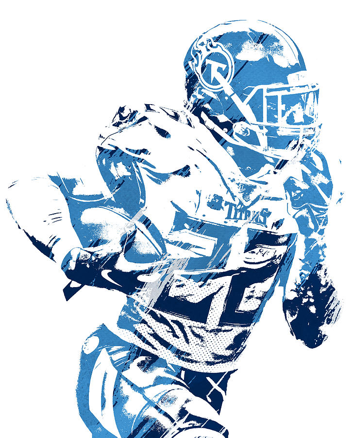 Derrick Henry Art - Derrick Henry - Sticker