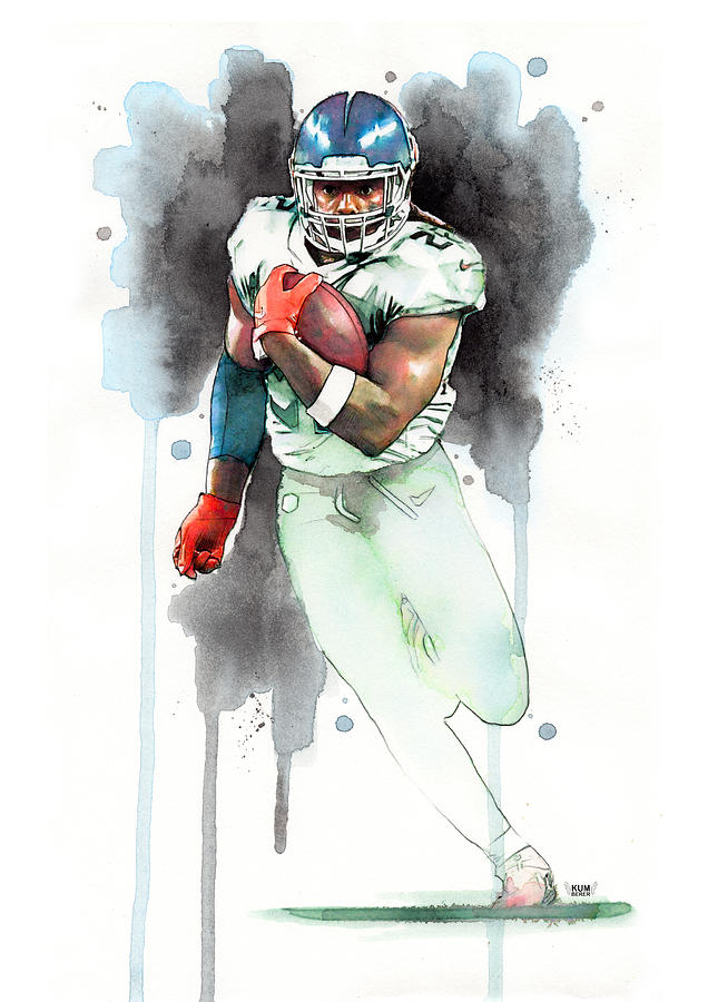 Derrick Henry Painting by Wachira Kacharat