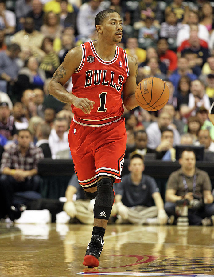 Derrick Rose Photograph by Andy Lyons