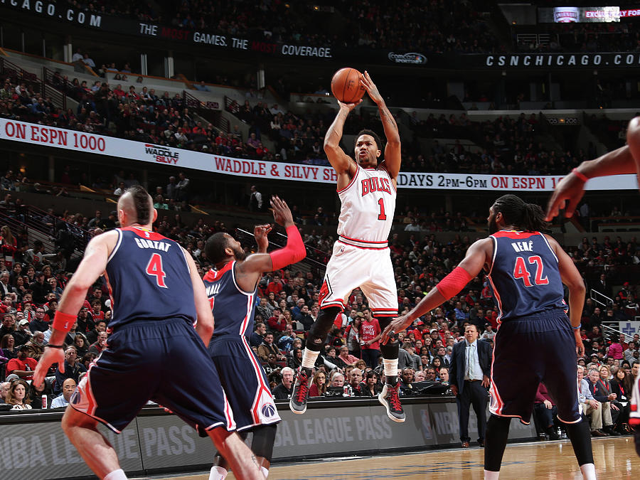 Derrick Rose Photograph by Joe Murphy Derrick Rose Photograph by Joe Murphy
