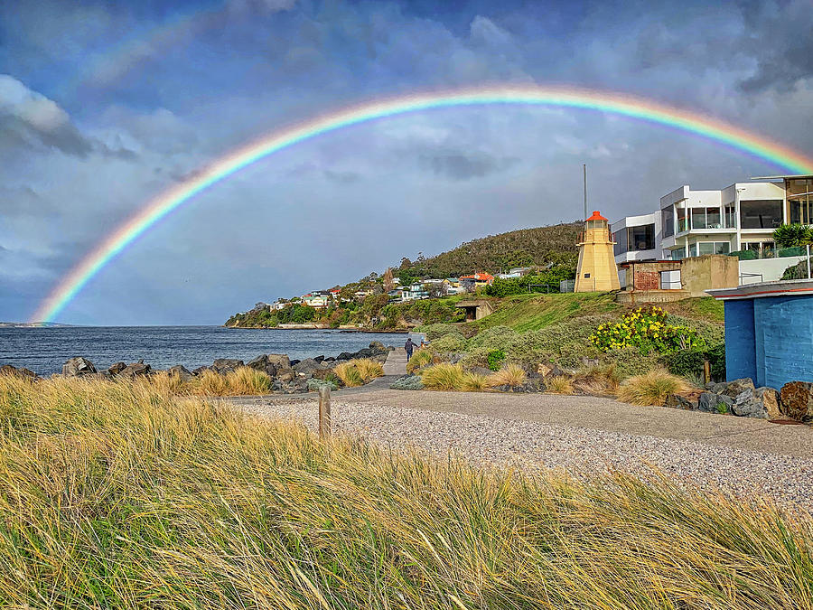 Derwent Estuary Rainbow Photograph by Tony Crehan