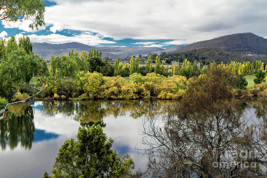 Derwent River, Tasmania, Australia Photograph by Elaine Teague