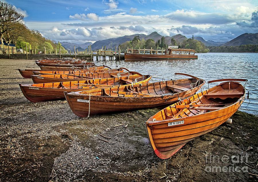 Derwent Water Canoes, Lake District Photograph by Martyn Arnold