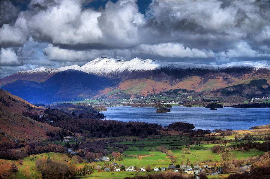 Derwentwater and Skiddaw, English Lake District Photograph by James Ennis
