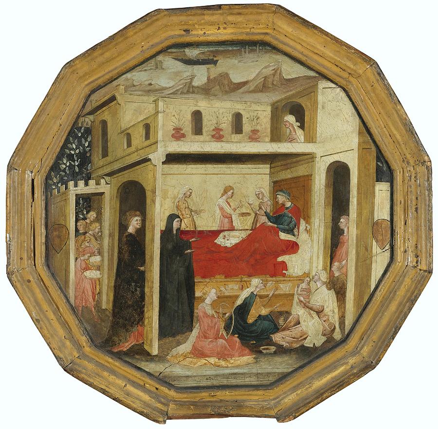 Desco da parto recto Painting by Bartolomeo di Fruosino | Fine Art America