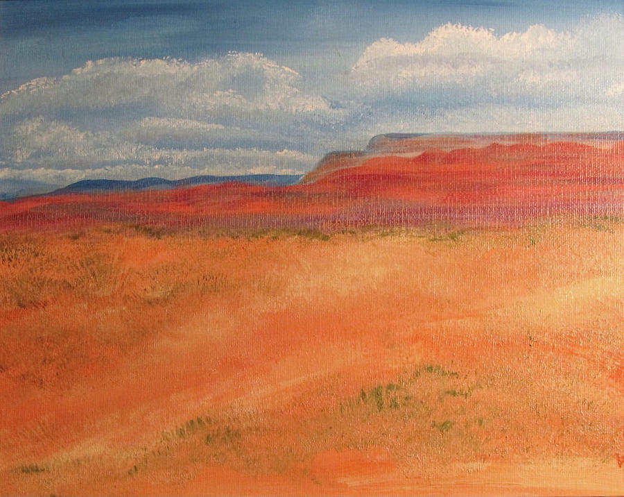 Desert Afternoon Painting by Lorraine Centrella