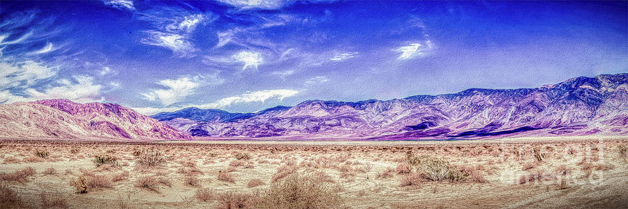 Desert and Mountains Pano 2 Photograph by Stefan H Unger