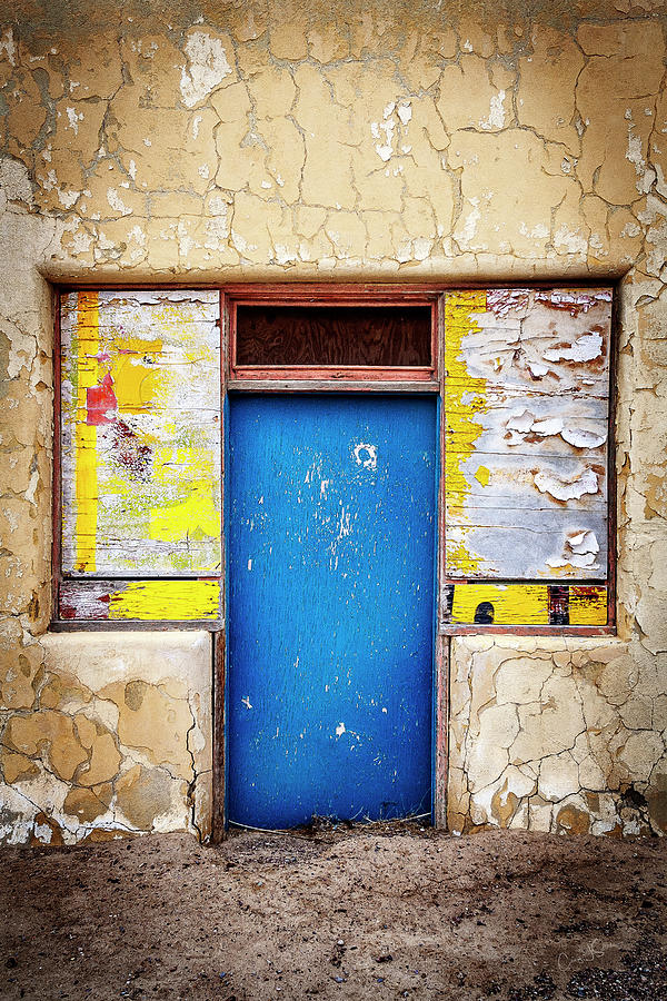 Desert Blue Door Photograph by Craig J Satterlee