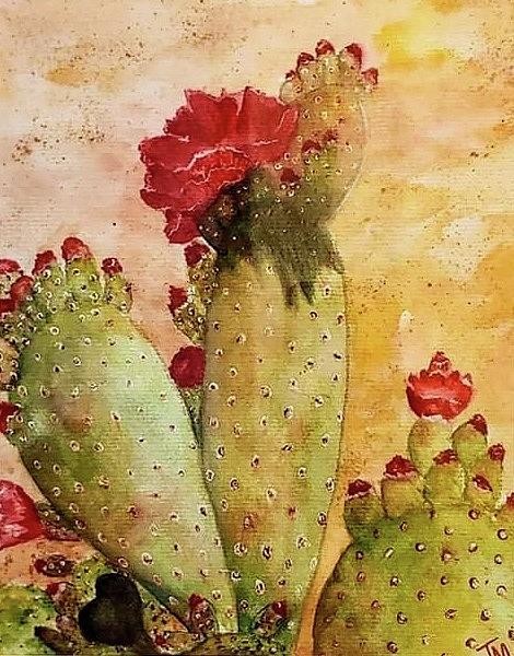 Desert Bouquet Painting by Teri Merrill