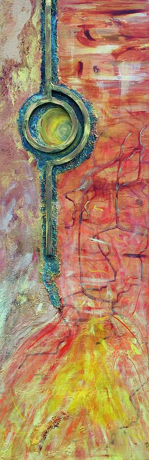 Abstract Painting - Desert Brass by Joe Bourne
